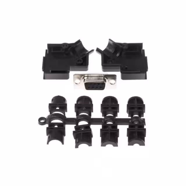 MHD45PPK9-DB9S-K MH Connectors  Capots de connecteurs D-Sub en forme de D